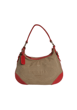 JACQUARD LOGO SHOULDER BAG