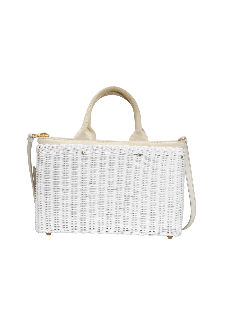 LARGE CANAPA TRIMMED MIDOLLINO WICKER