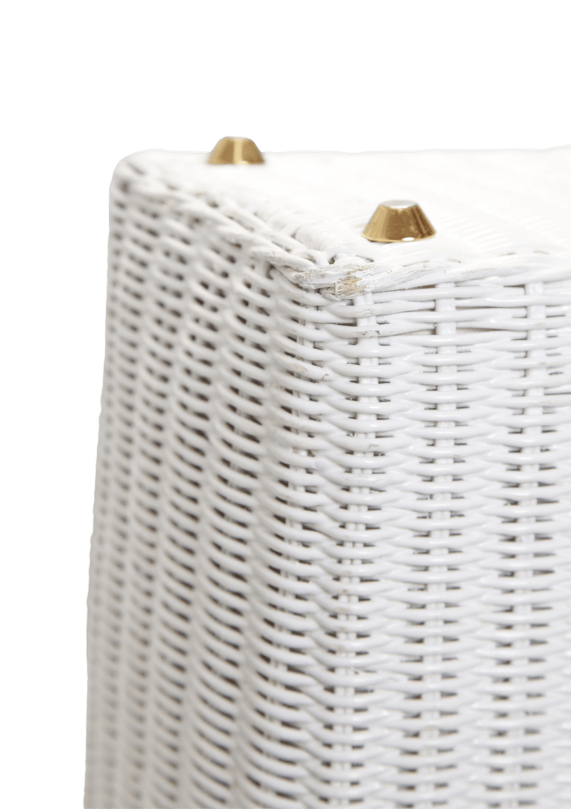 LARGE CANAPA TRIMMED MIDOLLINO WICKER