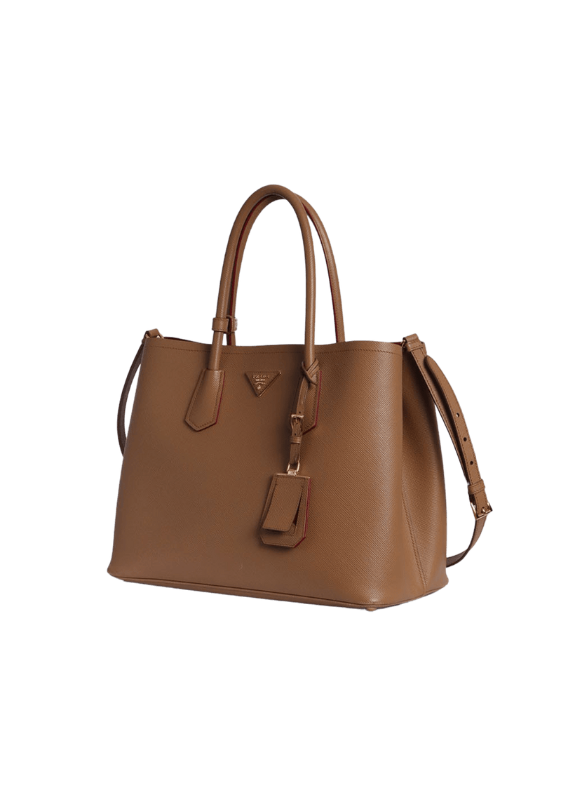 LARGE SAFFIANO CUIR DOUBLE TOTE