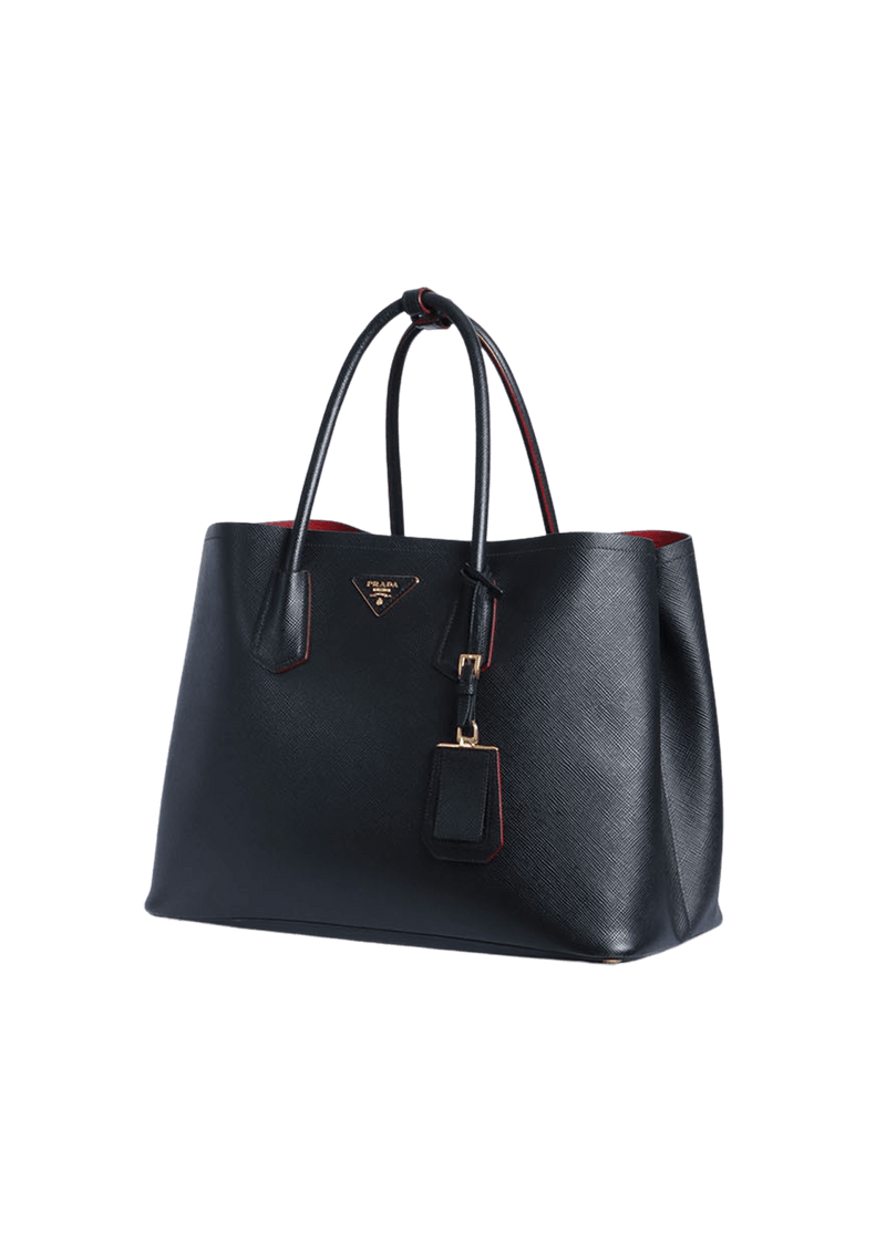 LARGE SAFFIANO CUIR DOUBLE TOTE