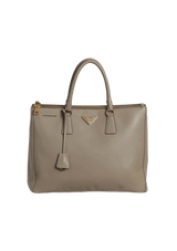LARGE SAFFIANO LUX DOUBLE ZIP GALLERIA