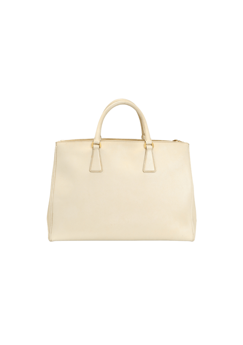 LARGE SAFFIANO LUX DOUBLE ZIP GALLERIA