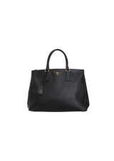 LARGE SAFFIANO LUX DOUBLE ZIP GALLERIA