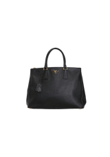 LARGE SAFFIANO LUX DOUBLE ZIP GALLERIA