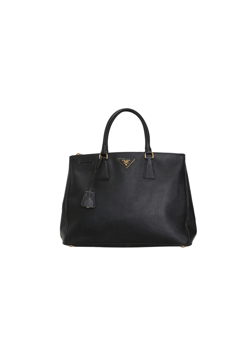 LARGE SAFFIANO LUX DOUBLE ZIP GALLERIA