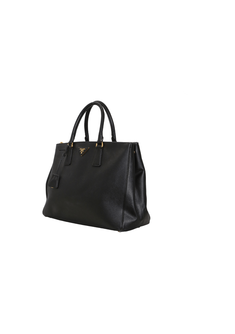 LARGE SAFFIANO LUX DOUBLE ZIP GALLERIA