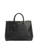 LARGE SAFFIANO LUX DOUBLE ZIP GALLERIA