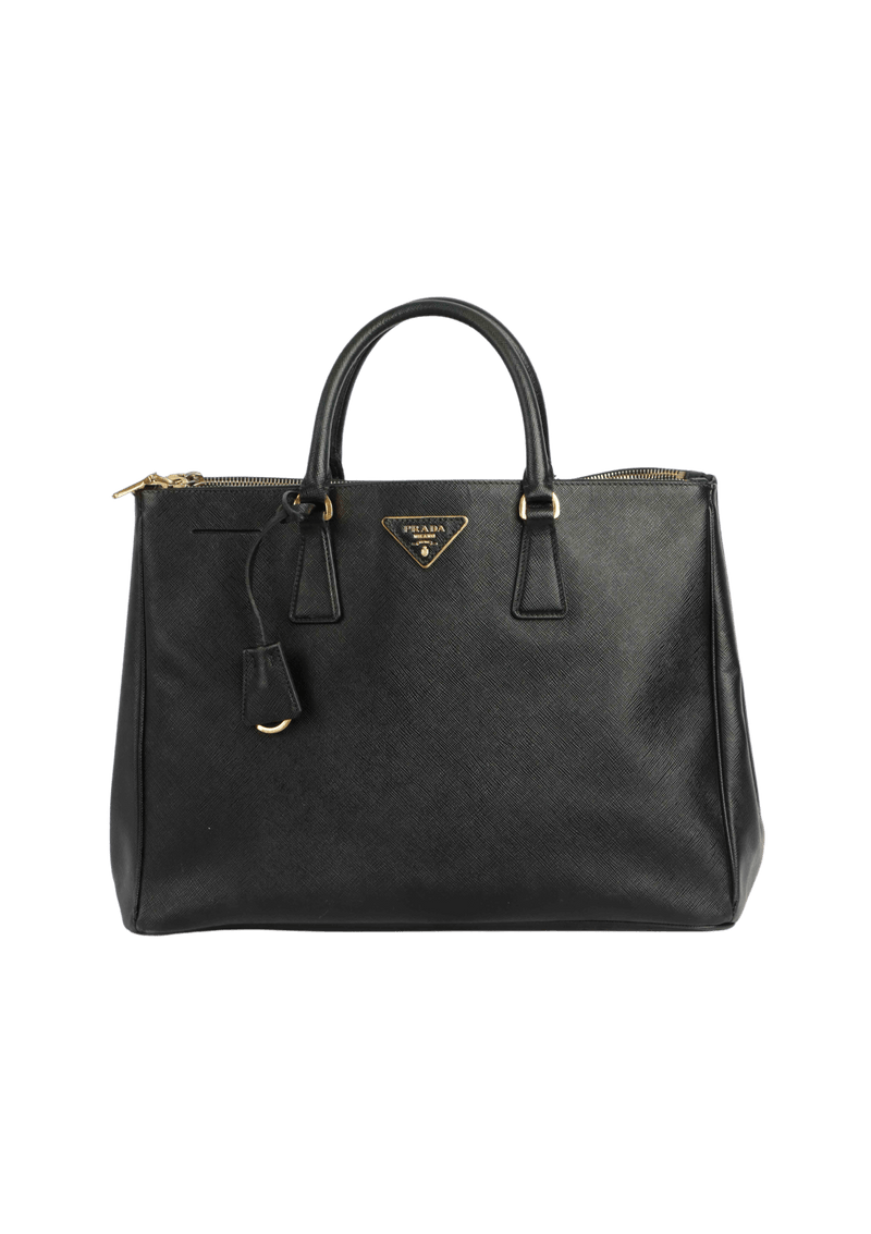 LARGE SAFFIANO LUX DOUBLE ZIP GALLERIA