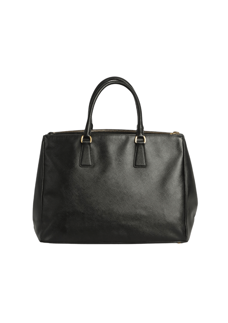 LARGE SAFFIANO LUX DOUBLE ZIP GALLERIA