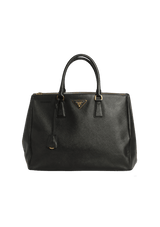 LARGE SAFFIANO LUX DOUBLE ZIP GALLERIA
