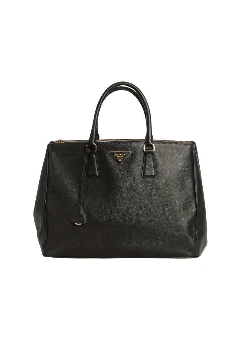 LARGE SAFFIANO LUX DOUBLE ZIP GALLERIA