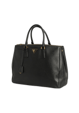 LARGE SAFFIANO LUX DOUBLE ZIP GALLERIA