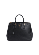 LARGE SAFFIANO LUX DOUBLE ZIP GALLERIA