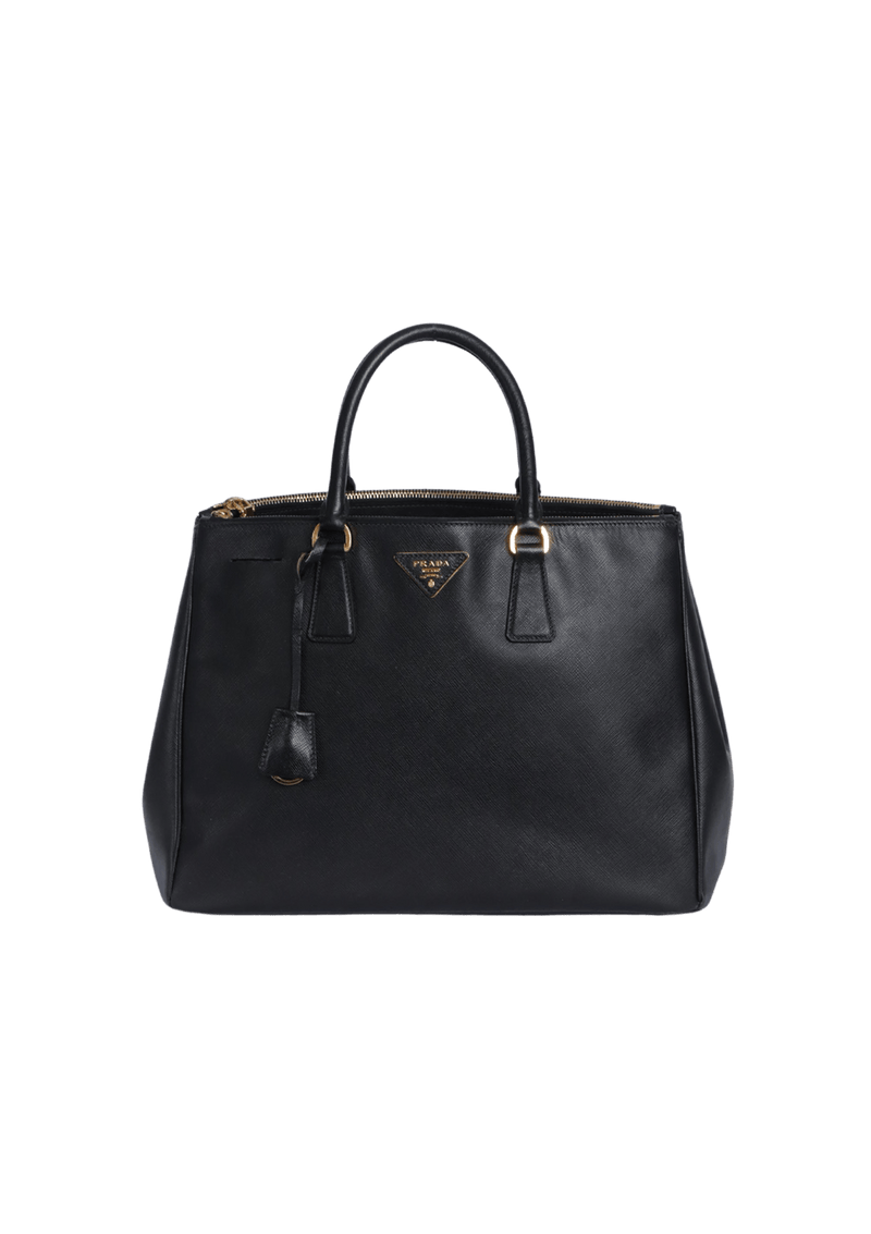 LARGE SAFFIANO LUX DOUBLE ZIP GALLERIA