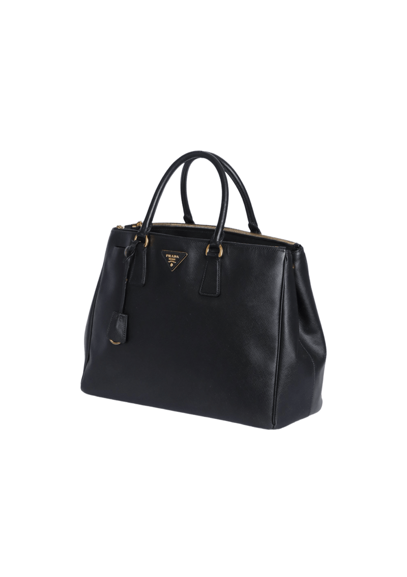 LARGE SAFFIANO LUX DOUBLE ZIP GALLERIA