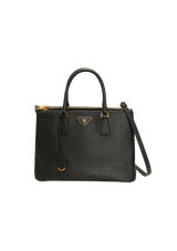 LARGE SAFFIANO LUX DOUBLE ZIP GALLERIA