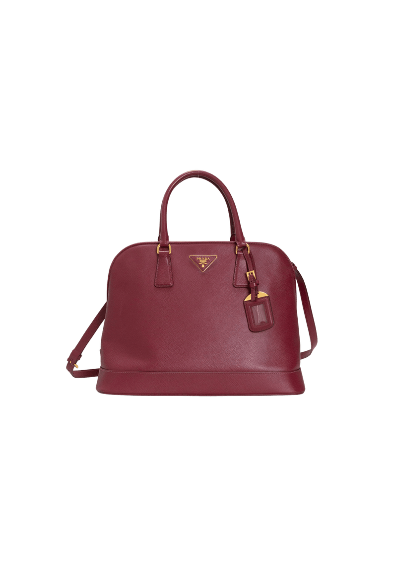 LARGE SAFFIANO OPEN PROMENADE BAG