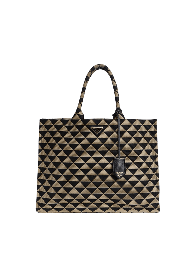 LARGE SYMBOLE JACQUARD TOTE