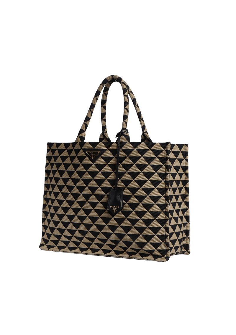 LARGE SYMBOLE JACQUARD TOTE