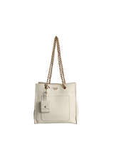 LEATHER CHAIN TOTE