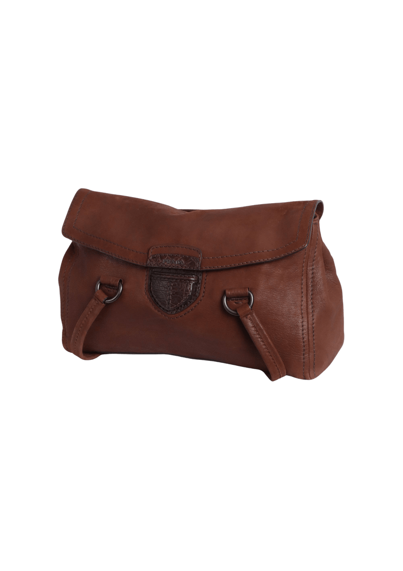 LEATHER SHOULDER BAG