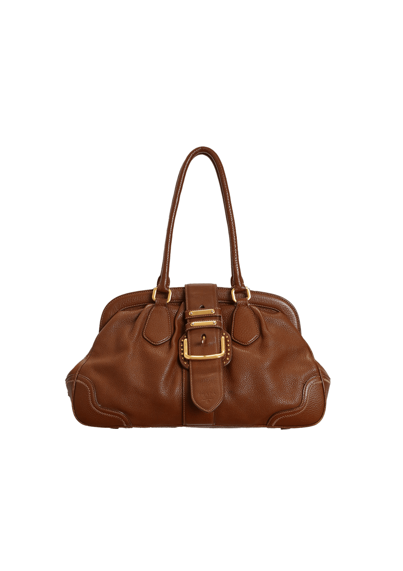 LEATHER SHOULDER BAG