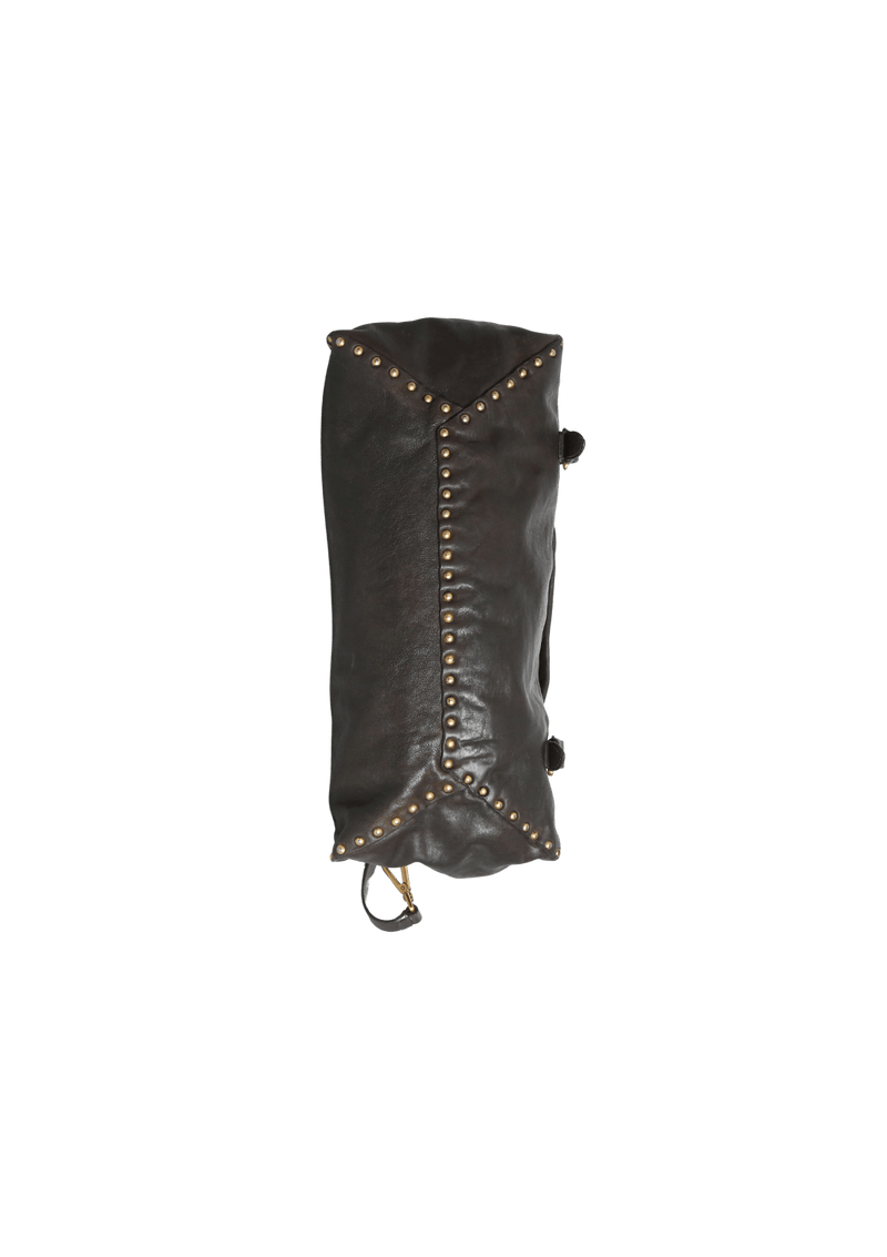 LEATHER STUDDED MESSENGER