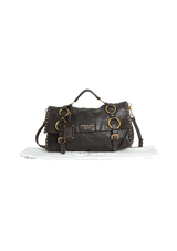 LEATHER STUDDED MESSENGER