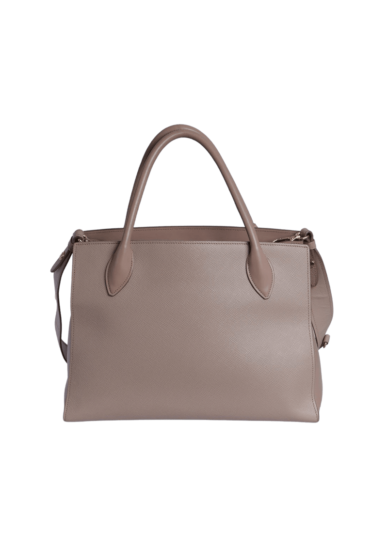 MEDIUM SAFFIANO CUIR CITY CALF MONOCHROME