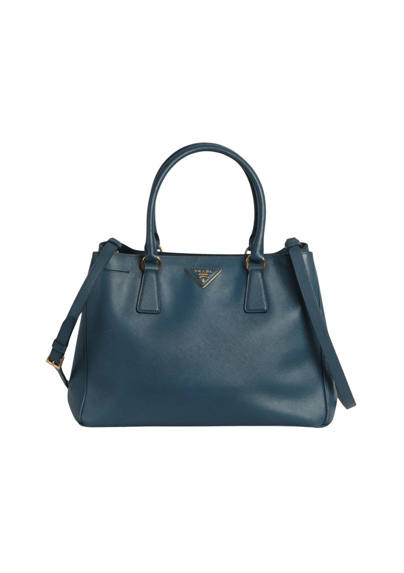 MEDIUM SAFFIANO LUX DOUBLE ZIP GALLERIA