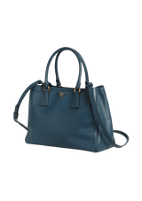 MEDIUM SAFFIANO LUX DOUBLE ZIP GALLERIA