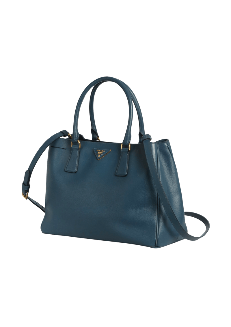 MEDIUM SAFFIANO LUX DOUBLE ZIP GALLERIA