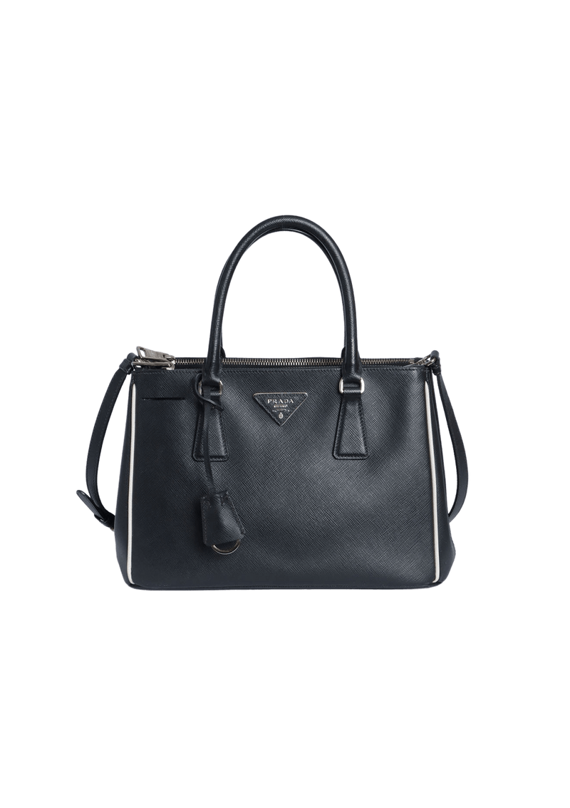 MEDIUM SAFFIANO LUX DOUBLE ZIP GALLERIA