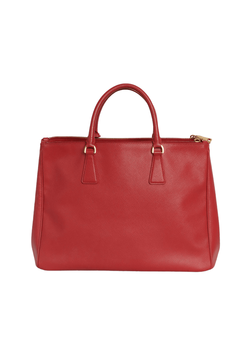 MEDIUM SAFFIANO LUX DOUBLE ZIP GALLERIA