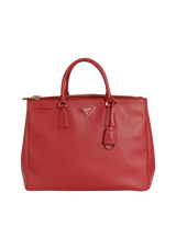 MEDIUM SAFFIANO LUX DOUBLE ZIP GALLERIA