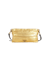 METALLIC ZIP CLUTCH