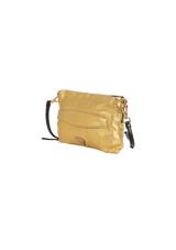 METALLIC ZIP CLUTCH