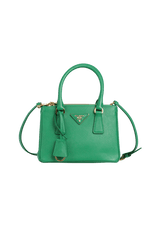 MINI SAFFIANO LUX DOUBLE ZIP GALLERIA