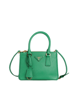 MINI SAFFIANO LUX DOUBLE ZIP GALLERIA