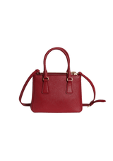 MINI SAFFIANO LUX DOUBLE ZIP GALLERIA