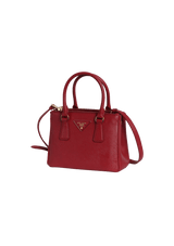 MINI SAFFIANO LUX DOUBLE ZIP GALLERIA