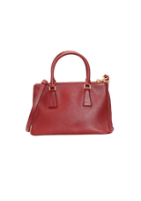 MINI SAFFIANO LUX DOUBLE ZIP GALLERIA