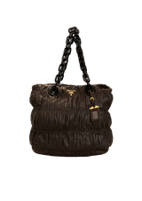 NAPPA GAUFRE CHAIN BAG