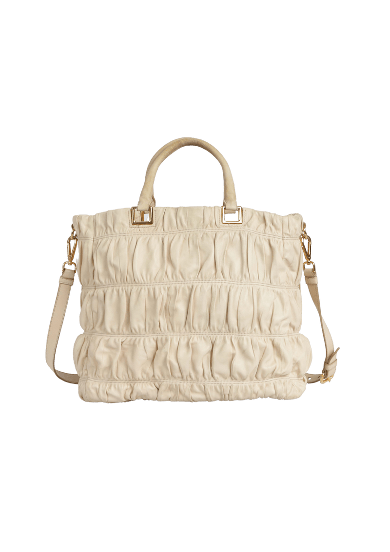 NAPPA GAUFRE SATCHEL BAG