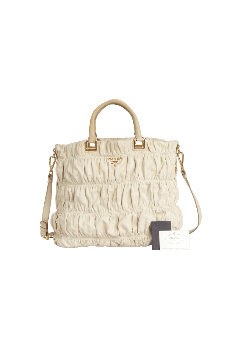 NAPPA GAUFRE SATCHEL BAG