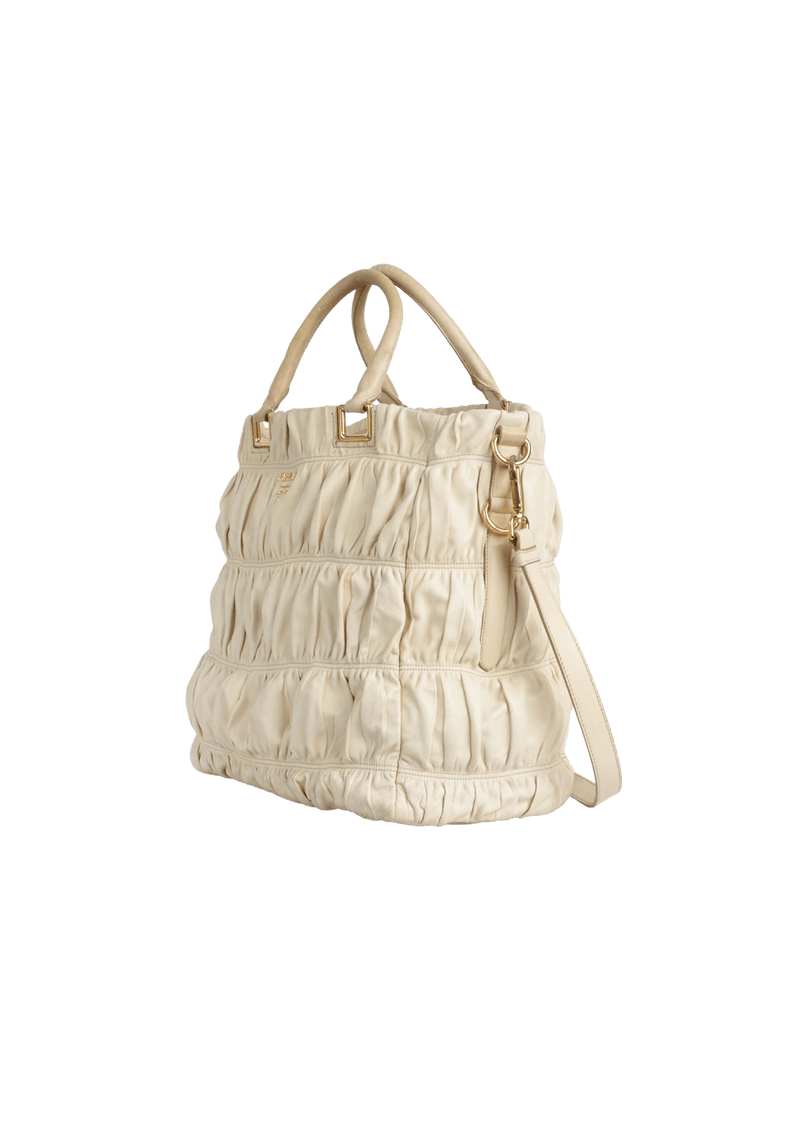 NAPPA GAUFRE SATCHEL BAG