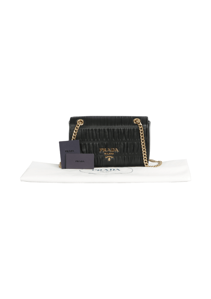 NAPPA GAUFRE SHOULDER BAG