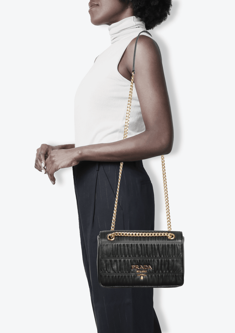 NAPPA GAUFRE SHOULDER BAG