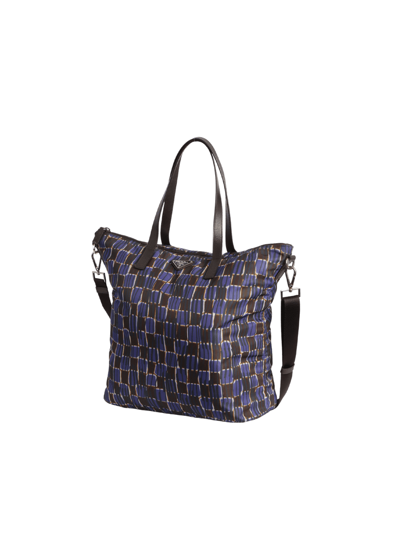 PRINTED TESSUTO VELA TOTE BAG